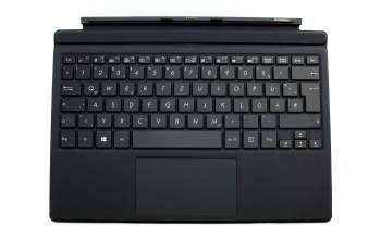 Keyboard incl. topcase DE (german) black/black with backlight original suitable for Asus Transformer 4 Pro T304UA
