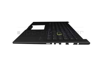 Keyboard incl. topcase DE (german) black/black with backlight original suitable for Asus VivoBook 15 S513IA