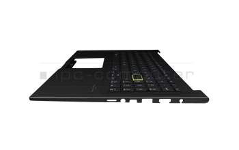Keyboard incl. topcase DE (german) black/black with backlight original suitable for Asus X513IA