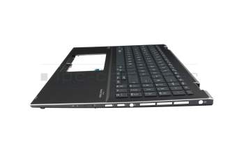 Keyboard incl. topcase DE (german) black/black with backlight original suitable for Asus ZenBook Pro 15 Flip UP6502ZD