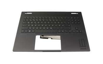 Keyboard incl. topcase DE (german) black/black with backlight original suitable for HP Omen 16-xf0000