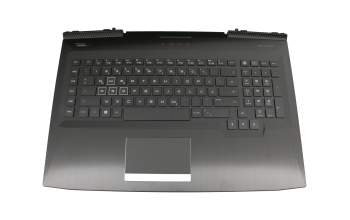 Keyboard incl. topcase DE (german) black/black with backlight original suitable for HP Omen 17-an100