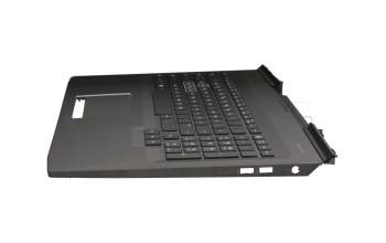 Keyboard incl. topcase DE (german) black/black with backlight original suitable for HP Omen 17-an100