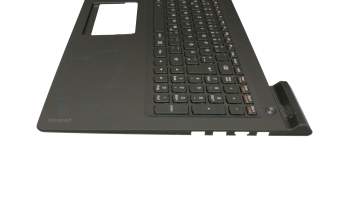 Keyboard incl. topcase DE (german) black/black with backlight original suitable for Lenovo IdeaPad 700-15ISK (80RU)
