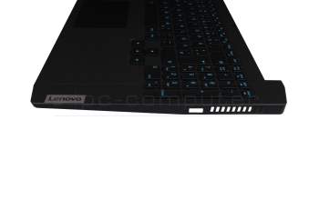 Keyboard incl. topcase DE (german) black/black with backlight original suitable for Lenovo IdeaPad Gaming 3-15ARH05 (82EY)