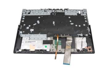 Keyboard incl. topcase DE (german) black/black with backlight original suitable for Lenovo Legion 5-15ACH6A (82NW)