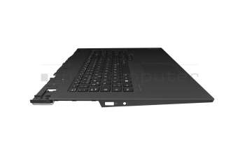 Keyboard incl. topcase DE (german) black/black with backlight original suitable for Lenovo Legion 5-17IMH05 (82B3)