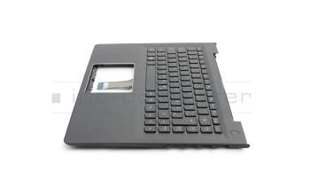 Keyboard incl. topcase DE (german) black/black with backlight original suitable for Lenovo S41-35 (80JW)