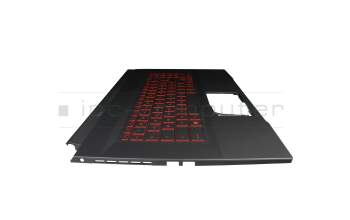 Keyboard incl. topcase DE (german) black/black with backlight original suitable for MSI GF76 Katana 11UD/11UDK (MS-17L2)
