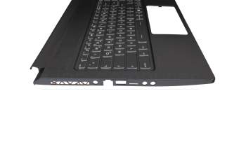 Keyboard incl. topcase DE (german) black/black with backlight original suitable for MSI GS75 Stealth 10SF/10SFS (MS-17G3)