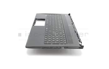 Keyboard incl. topcase DE (german) black/black with backlight original suitable for MSI PX60 (MS-16H6)