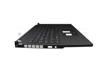 Keyboard incl. topcase DE (german) black/black with backlight original suitable for Medion Erazer Major X10 (N68630)