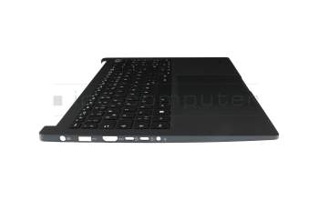 Keyboard incl. topcase DE (german) black/black with backlight original suitable for Medion S10 X31M (S16431)