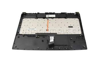 Keyboard incl. topcase DE (german) black/black with backlight suitable for MSI GL75 Leopard 10SFK/10SFSK (MS-17E7)