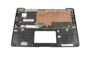 Keyboard incl. topcase DE (german) black/blue with backlight original suitable for Asus ZenBook 14 UX3430UQ