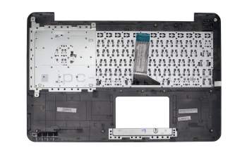 Keyboard incl. topcase DE (german) black/gold original suitable for Asus X555LF