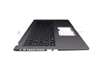 Keyboard incl. topcase DE (german) black/grey (SD) original suitable for Asus ExpertBook P1 P1511CEA