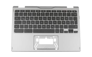 Keyboard incl. topcase DE (german) black/grey original suitable for Acer Chromebook Spin 11 (CP311-1HN)