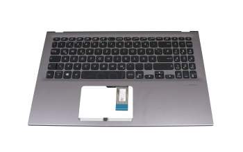 Keyboard incl. topcase DE (german) black/grey original suitable for Asus VivoBook 15 F512FL