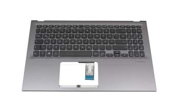 Keyboard incl. topcase DE (german) black/grey original suitable for Asus VivoBook F512DA