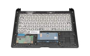 Keyboard incl. topcase DE (german) black/grey original suitable for Fujitsu Stylistic Q665