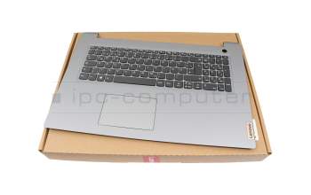 Keyboard incl. topcase DE (german) black/grey original suitable for Lenovo IdeaPad 3-17IAU7 (82RL)