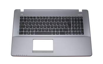 Keyboard incl. topcase DE (german) black/grey suitable for Asus X750VB