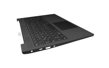 Keyboard incl. topcase DE (german) black/grey with backlight Fingerprint original suitable for Lenovo IdeaPad 5-15ITL05 (82FG)