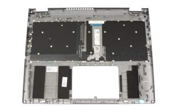 Keyboard incl. topcase DE (german) black/grey with backlight original suitable for Acer Spin 5 (SP513-55N)