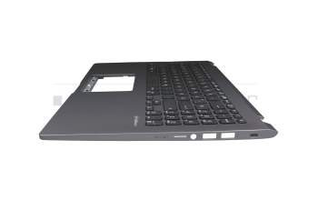 Keyboard incl. topcase DE (german) black/grey with backlight original suitable for Asus ExpertBook P1 P1510CJA