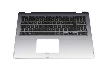 Keyboard incl. topcase DE (german) black/grey with backlight original suitable for Asus VivoBook Flip 15 TP510UQ