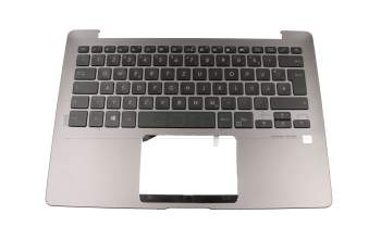 Keyboard incl. topcase DE (german) black/grey with backlight original suitable for Asus ZenBook 13 UX331UN