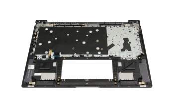 Keyboard incl. topcase DE (german) black/grey with backlight original suitable for Asus ZenBook 14X OLED UX3404VC