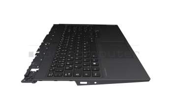 Keyboard incl. topcase DE (german) black/grey with backlight original suitable for Lenovo Legion 5-15IMH05H (81Y6/82CF)
