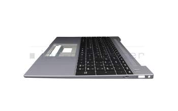 Keyboard incl. topcase DE (german) black/grey with backlight original suitable for Medion Akoya E15411/ E15412 (NS15TG)
