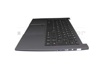 Keyboard incl. topcase DE (german) black/grey with backlight original suitable for Medion Akoya S14409