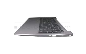 Keyboard incl. topcase DE (german) black/grey with backlight suitable for Medion Akoya S15450 (M15TUN)