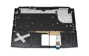 Keyboard incl. topcase DE (german) black/red/black with backlight original suitable for MSI Katana GF66 11UE (MS-1581)