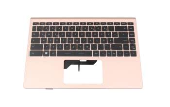 Keyboard incl. topcase DE (german) black/rosé original suitable for MSI Modern 14 11SBU/11SBL (MS-14D2)