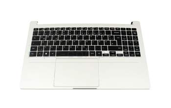 Keyboard incl. topcase DE (german) black/silver (Win11) original suitable for Samsung Galaxy Book 15 (NP750XDA)