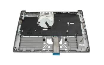 Keyboard incl. topcase DE (german) black/silver original suitable for Acer Aspire 1 (A114-33)