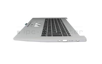 Keyboard incl. topcase DE (german) black/silver original suitable for Acer Aspire 3 (A314-22G)