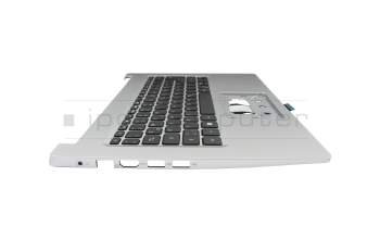 Keyboard incl. topcase DE (german) black/silver original suitable for Acer Aspire 3 (A314-22G)