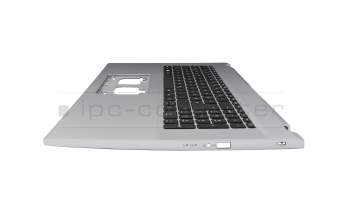 Keyboard incl. topcase DE (german) black/silver original suitable for Acer Aspire 3 (A317-54G)