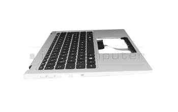 Keyboard incl. topcase DE (german) black/silver original suitable for Acer Swift Go 14 (SFG14-73)