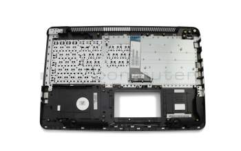 Keyboard incl. topcase DE (german) black/silver original suitable for Asus A555UB