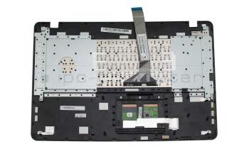 Keyboard incl. topcase DE (german) black/silver original suitable for Asus F751LJ