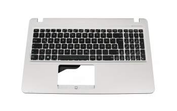 Keyboard incl. topcase DE (german) black/silver original suitable for Asus VivoBook D540MB