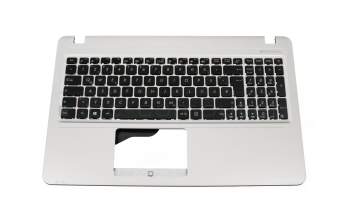 Keyboard incl. topcase DE (german) black/silver original suitable for Asus VivoBook F540LA
