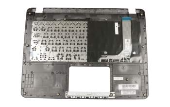 Keyboard incl. topcase DE (german) black/silver original suitable for Asus X407UA